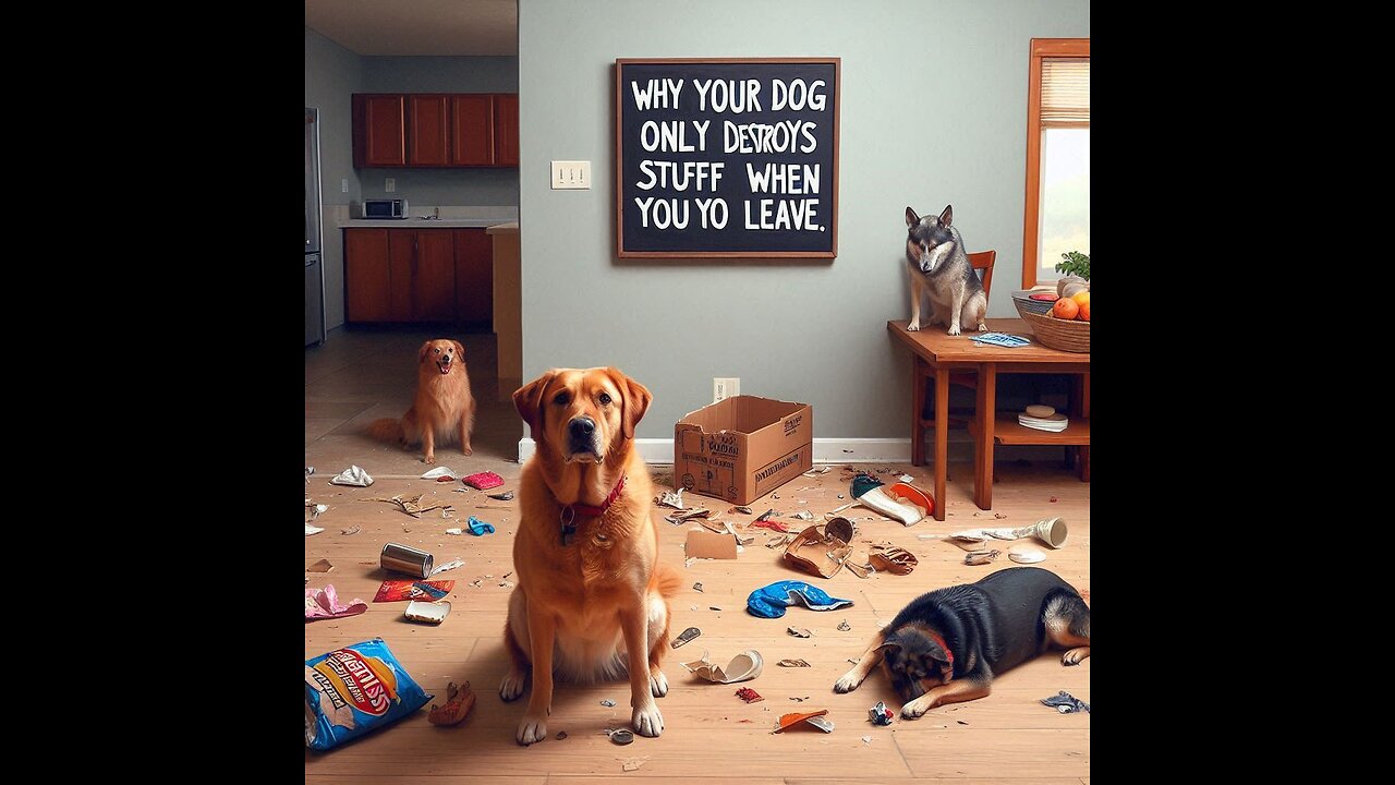 Why Your Dog Only Destroys Stuff When You Leave #doglover #petcareprovider #cutedog #pets #dog