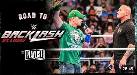 John Cena vs Randy Orton | Road Backlash 2025 | WWE playlist