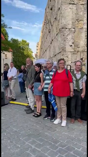 Hundreds of mostly Christians in Munich, Germany, formed a human chain around a synagogue