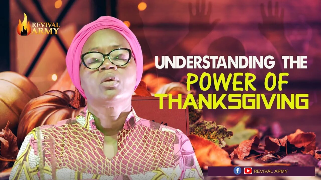 THE POWER OF THANKSGIVING