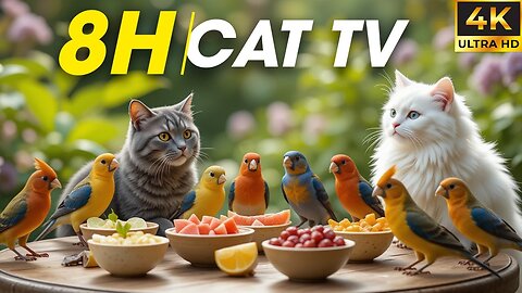Video for Cats to Watch Bird in 4K — Hours of Birds Chirping and Flying