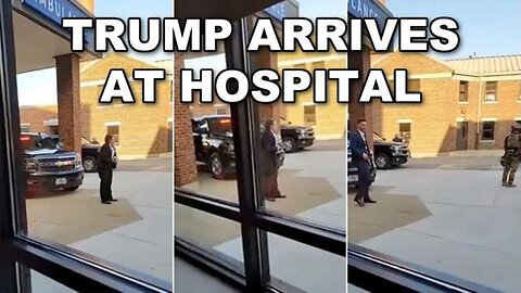 [Jul 22, 2024] CONTRIVED video of Trump arriving at the hospital