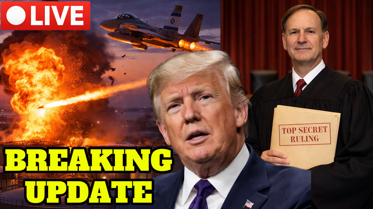 🚨 LIVE: HUGE Supreme Court BOMBSHELL + SHOCKING Trump–Iran Escalation