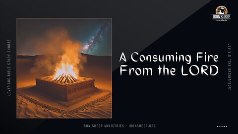 A Consuming Fire of The Lord - (God's acceptance of an offering) - A Leviticus Short
