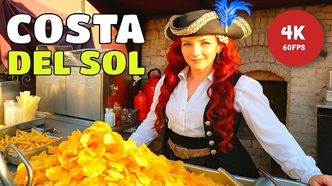 Tour Benalmadena to Torremolinos Costa Del Sol Walk Update [4K] Spain