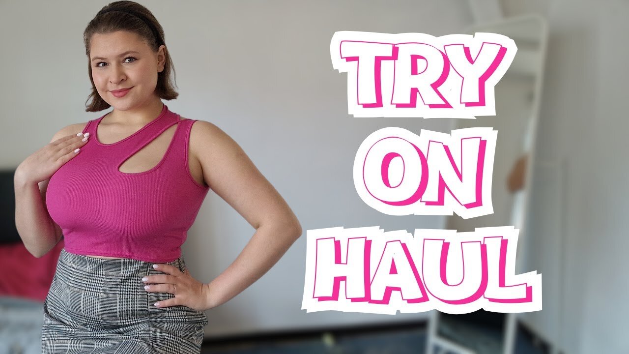 [4K] Try on haul office skirt | Curvy | See everything