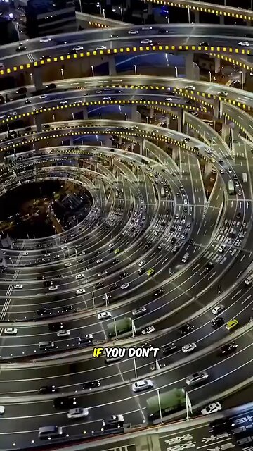 The extremely complicated traffic of Chongqing, China