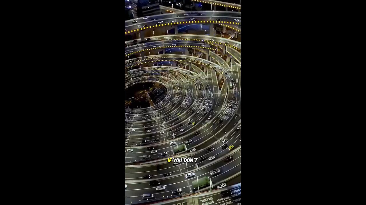 The extremely complicated traffic of Chongqing, China