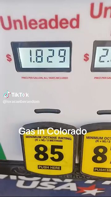 Gas is 1.82$ in Colorado thanks to Trump