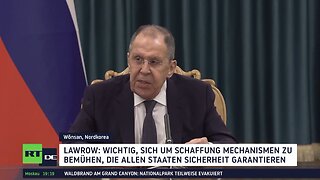 Lawrow in der DVRK: Gegen Blockbildung – für die Sicherheit aller im asiatisch-pazifischen Raum