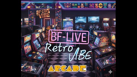 The Vibe , Retro Vibe Arcade, Just Playing Retro Video Games and some Music