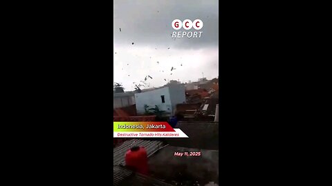 #Indonesia #Tornado #Kalideres #Jakarta #SevereWeather #destruction #anomaly #climatecrisis