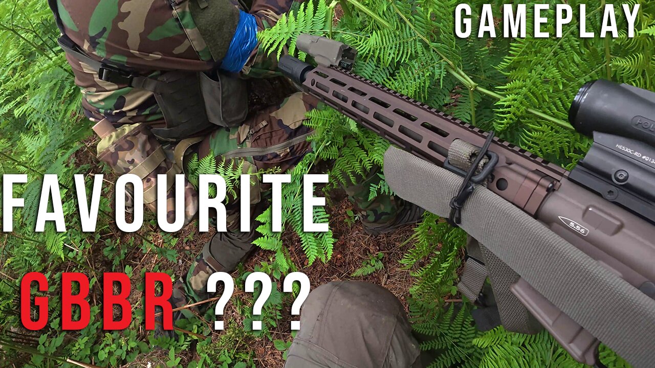 GBBR GamePlay In The Woods At Phoenix Airsoft [4K-60FPS]
