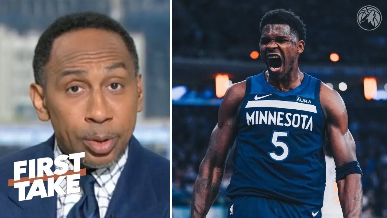 FIRST TAKE | "Edwards is a Superstar" - Stephen A. on Wolves push Lakers to the brink of elimination