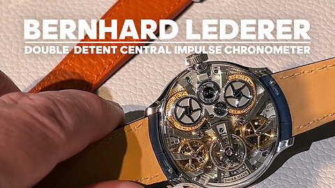 Bernhard Lederer - Following in the Footsteps of Breguet and Daniels