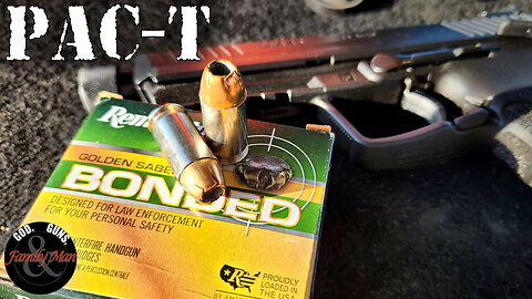 Terminal Ballistic Soft Barrier Test: 185 gr. Remington Golden Saber Bonded 45 ACP (PAC-T series)