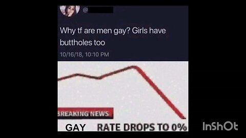 Why tf are men gay? Girls have buttholes too