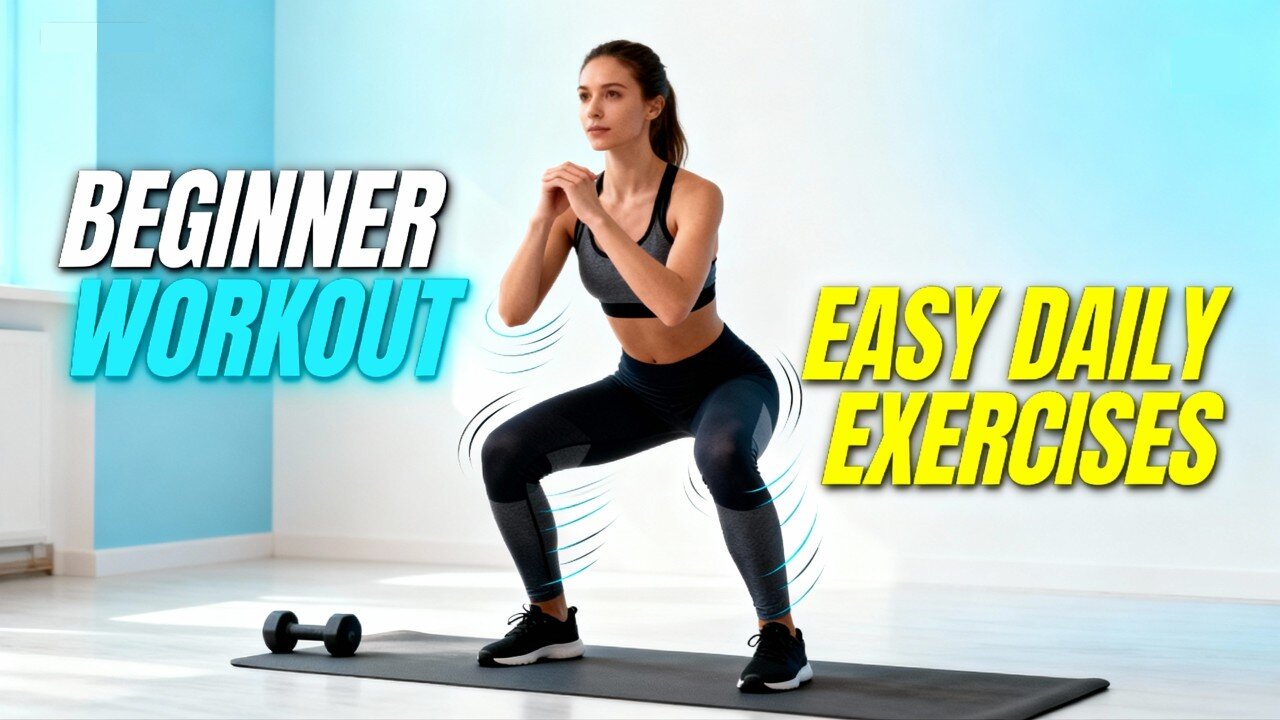 Easy Exercises for Beginners Simple Daily Workout | Medickpidia
