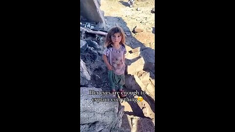 Palestinian girl heartbreaking 💔