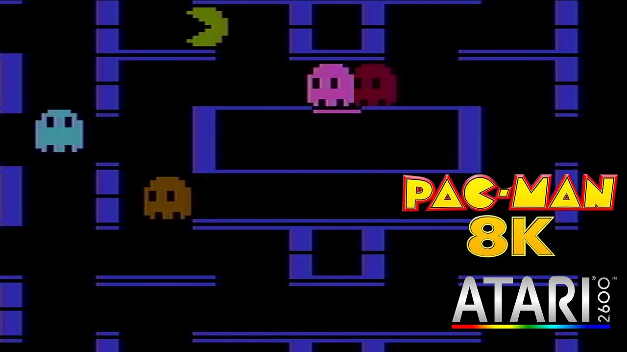 Pac-Man 8K (Atari 2600) - High score run