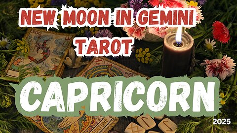 Capricorn ♑️ Nurture your Structure! New Moon in Gemini Tarot #capricorn #newmoontarot #tarotary