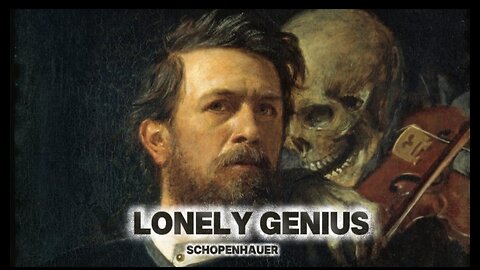 Smart minds often walk alone — Schopenhauer
