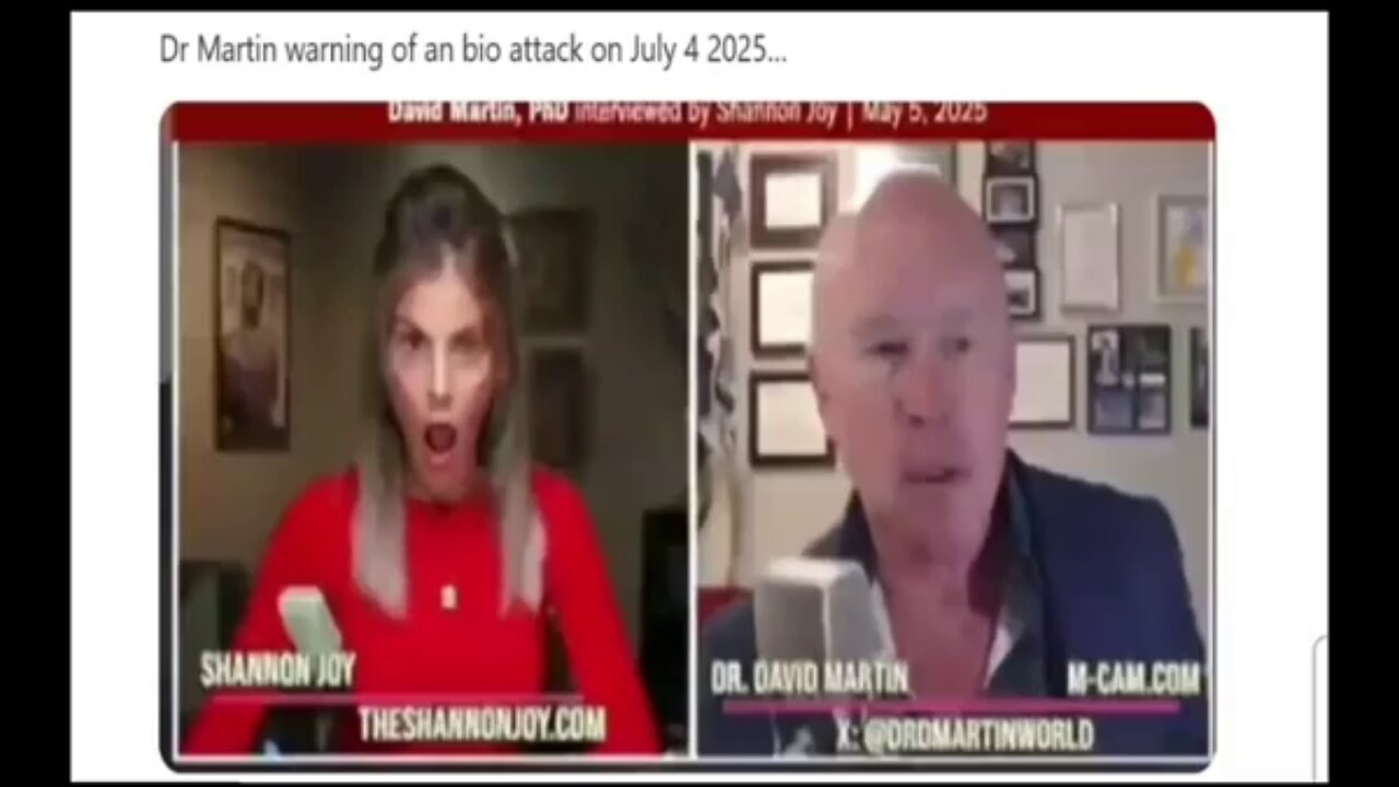 July 4th 2025 start of The SPARS Pandemic 2025-2028 by Dr David Martin