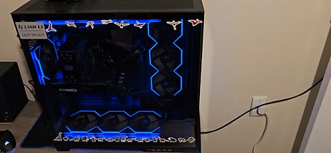decided to decorate my pc a little.