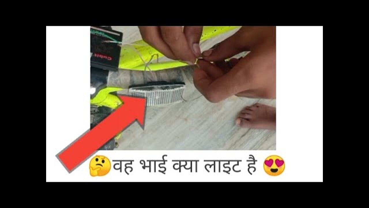 homemade cycle light