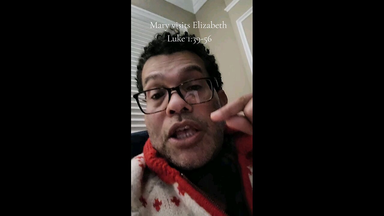 Mary visits Elizabeth