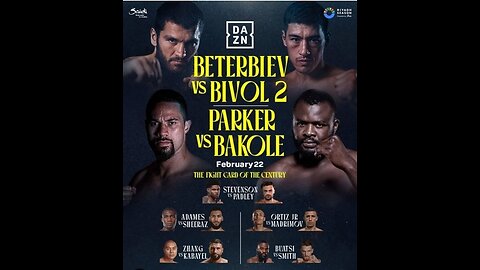 **FULL PPV** Beterbiev vs Bivol II - Feb 22 2025 - AMD Arena in Riyadh, Saudi Arabia