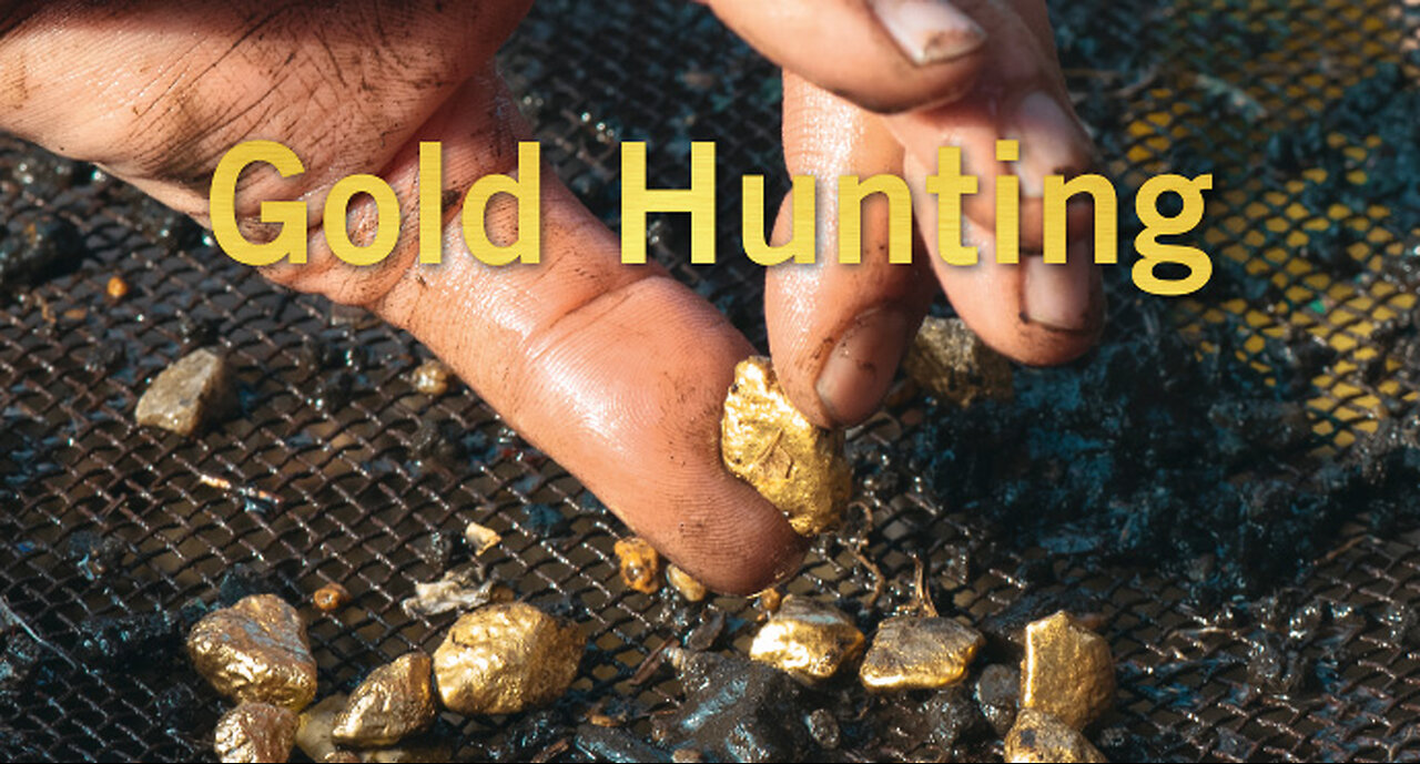 Gold huntig in Costa Rica