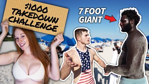 $1000 Takedown Challenge on Miami Beach!