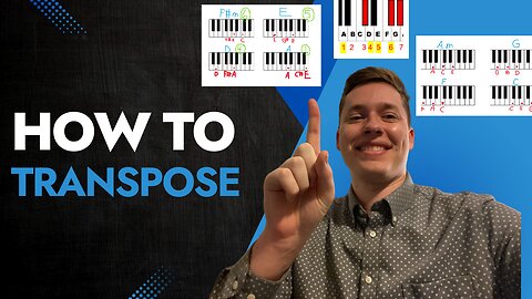 How To Transpose Any Melody on Piano