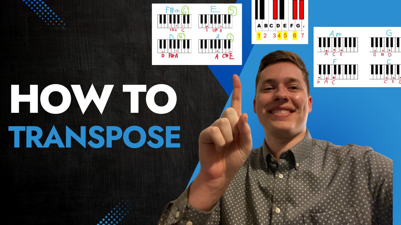 How To Transpose Any Melody on Piano