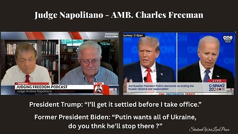 Judge Napolitano - AMB. Charles Freeman : An Excuse for War.