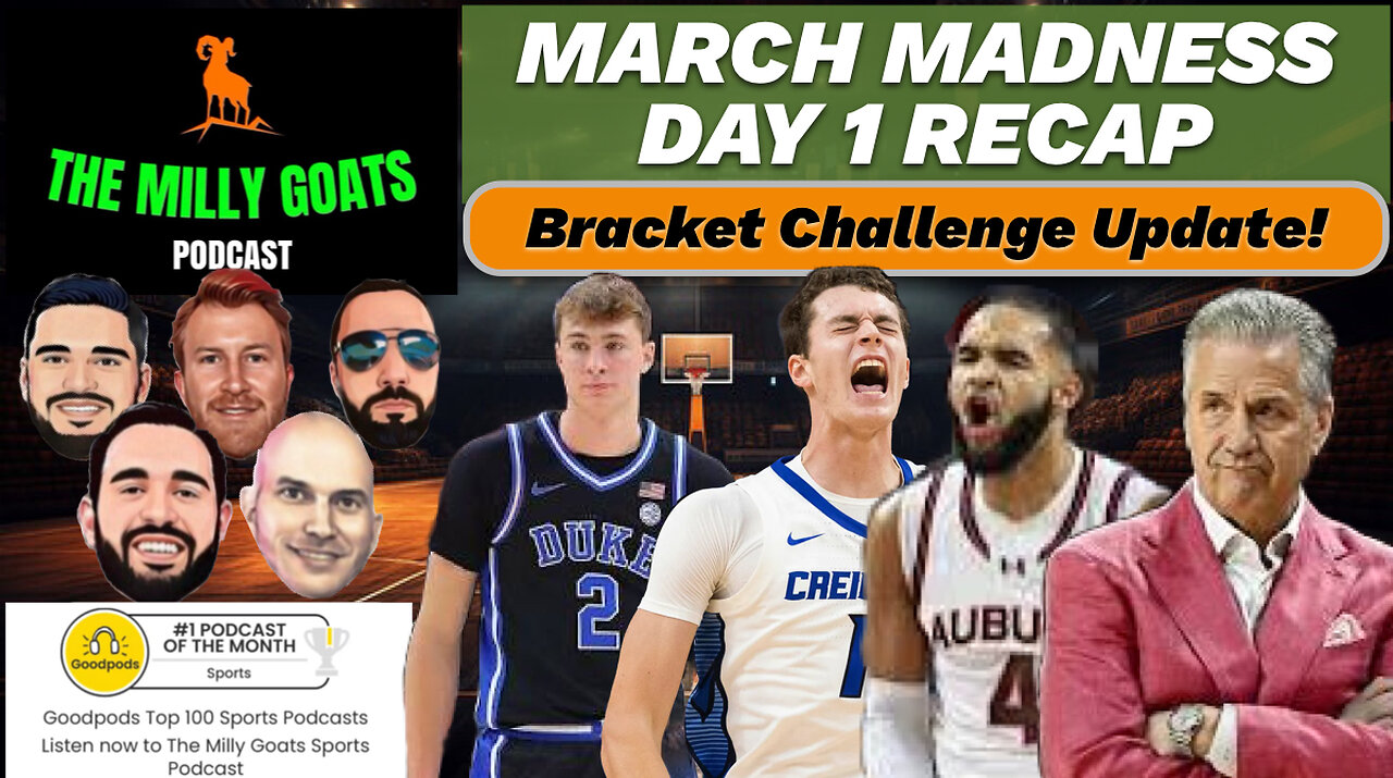 March Madness Day 1 Recap + Bracket Challenge Update