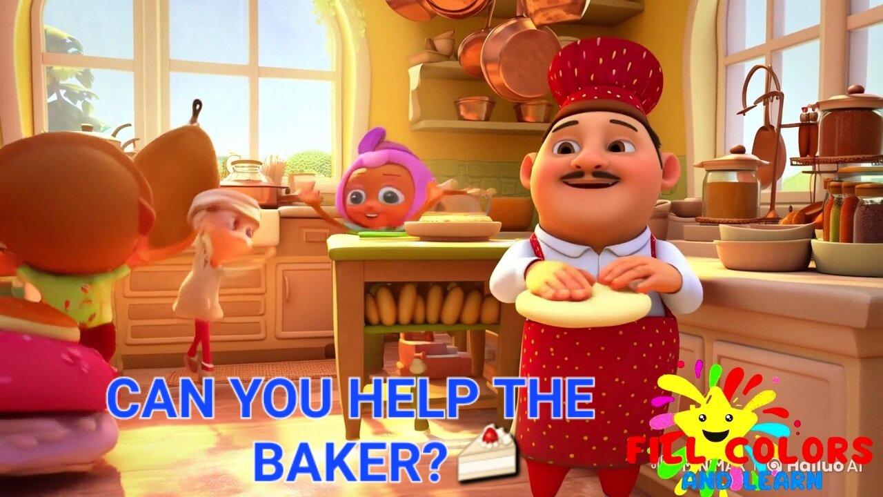 🍪 TAP THE DOE BAKER’S FRIEND! | PAT A CAKE SONG CRAZY FUN! 🎶 | Kids Nursery Rhymes & Learning