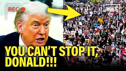 Trump gets TERRIBLE NEWS as PROTESTS GROW
