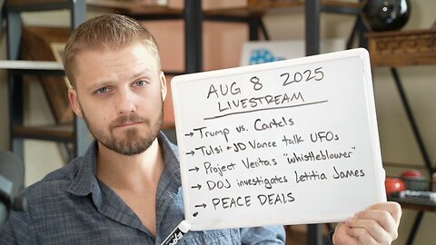 [8.8] Trump v. Cartels, Tulsi & Vance Talk UFO, Veritas whistleblower, PEACE DEALS & Putin Meeting