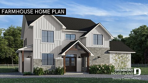 🏡 House Tour | Sunny Creek (Plan 3742) – 5-Bedroom Farmhouse-Style Home