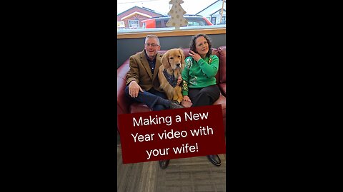Making a New Year video with your wife! 🤣