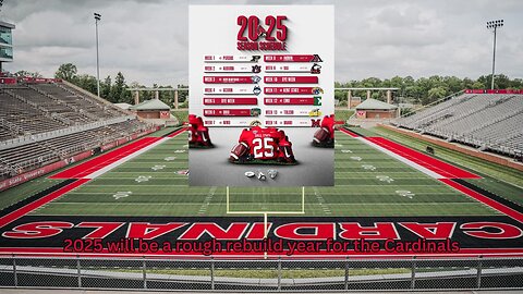 The Ball State Cardinals have a rough schedule for their 2025 rebuild