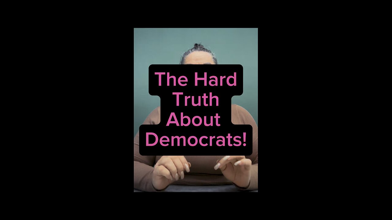 Hard Truth About Democrats 😟