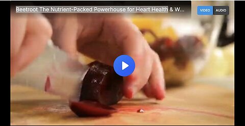 "Heart Health & Wellness: The Nutrient-Packed Power of Beetroot"
