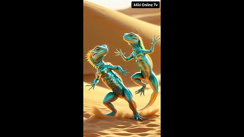 Ai Dancing cartoon