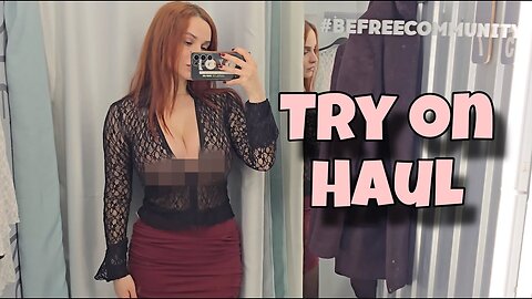 [4K] Transparent Try On Haul | See Through Clothes | Get Ready With Angelina Love