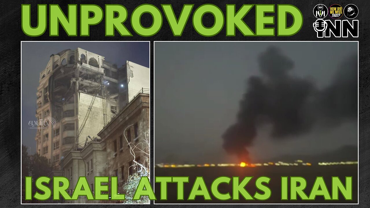 UNPROVOKED Attack on Iran by Israel & Allies, Bibi FLEES to Greece? | @GetIndieNews
