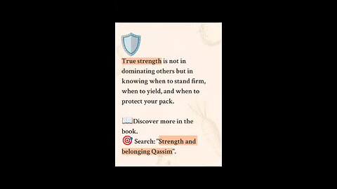 True Strength 🛡️ Stand, Yield & Protect with Purpose | Strength and Belonging Qassim