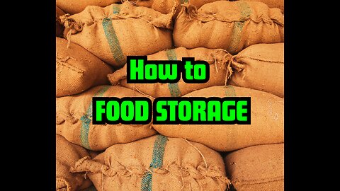 How to Food Storage